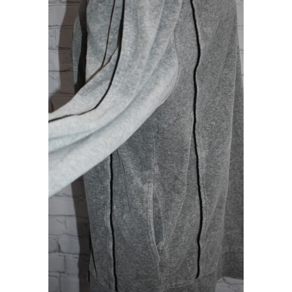 Nautica Velour Athletic Jacket Mens Size Large Y2K Style Hip Hop Polyester Blend - Picture 5 of 9